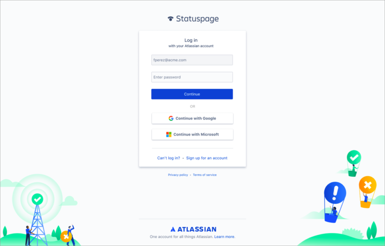 Sign Up for Atlassian Account