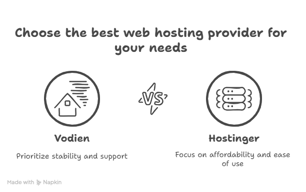 Vodien Vs Hostinger
